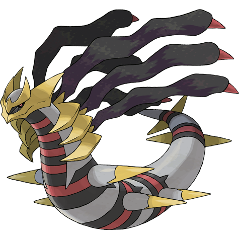 Origin Forme Giratina, the Pokemon Platinum box legendary